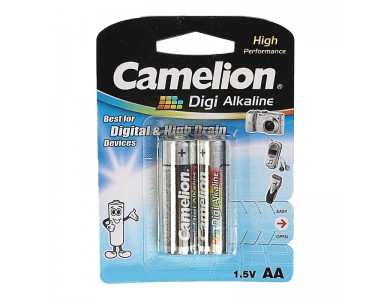 Батарейка Camelion Digi Alkaline LR6-BP2DG, 2 шт